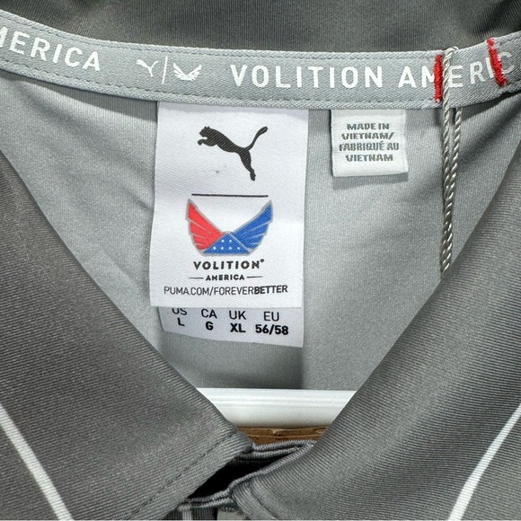 NWT PUMA VOLITION AMERICA POLO Large PERFORMANCE SHIRT Quick Trip Logo - Picture 6 of 10